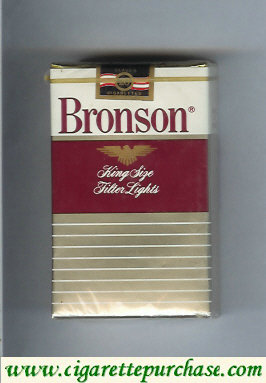 Bronson Lights cigarettes soft box